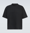 Acne Studios Eagan High-neck Cotton T-shirt In Black