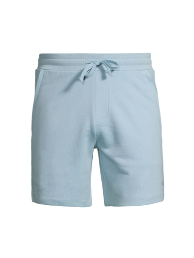 Alo Yoga French Terry Chill Shorts In Calm Blue