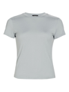 Theory Short Sleeve Cotton T-shirt In Harbour