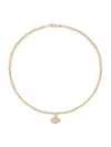 Alexa Leigh Women's 14k Gold-filled & Crystal Evil Eye Charm Necklace