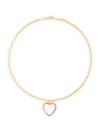 Alexa Leigh Women's 18k Gold-filled, Enamel & Cubic Zirconia Rainbow Heart Necklace