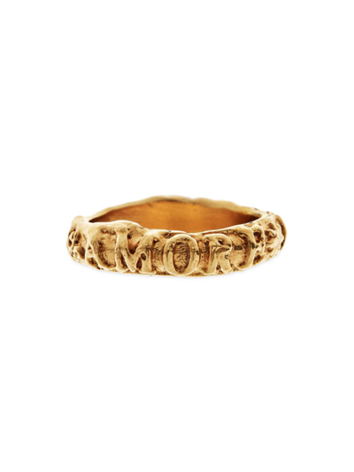 Alighieri The Amore 24ct Yellow-gold Plated Sterling Silver Ring