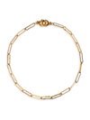 ALIGHIERI WOMEN'S THE MOLTEN LINK LAYER 24K-GOLD-PLATED PAPER-CLIP CHAIN NECKLACE