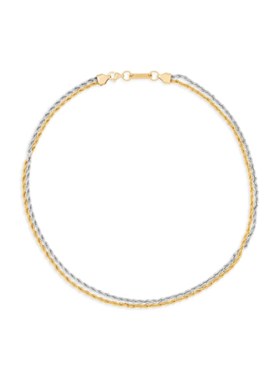 Darkai Essentials Dabla Two-tone 18k-gold-plated Rope Necklace