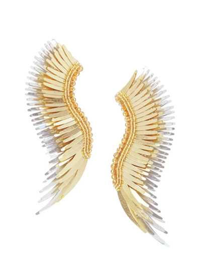 Mignonne Gavigan Women's Madeline Imitation Rhodium-plated, Sequin & Bead Earrings In Gold