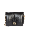Loewe Women's Goya Padded Leather Shoulder Bag In Black