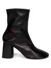 Balenciaga Dutyfree Leather Boots In Black