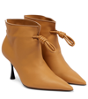 LOEWE LEATHER ANKLE BOOTS