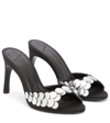 Coperni Mirror Embroidered Mules In Black Black