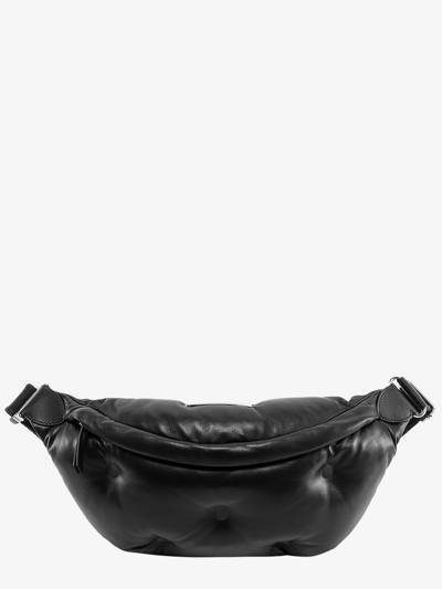 Maison Margiela Glam Slam Leather Belt Bag In Black