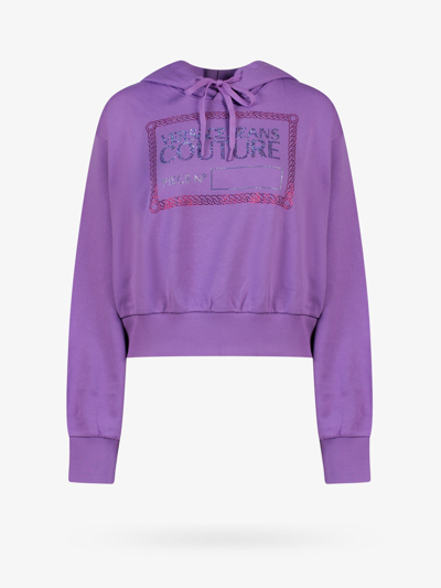 Versace Jeans Couture Versace Jeans Purple Cotton Sweatshirt