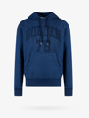 Golden Goose Midshipman-blue Journey Collection Sweatshirt With Golden 78 Lettering And Rain-effect Treatment In Blue