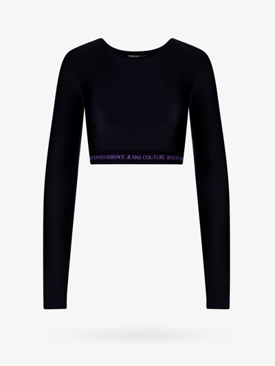 Versace Jeans Couture Top In Black