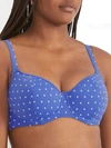 Freya Jewel Cove Sweetheart Bikini Top In Azure