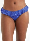 Freya Jewel Cove Italini Bikini Bottom In Azure