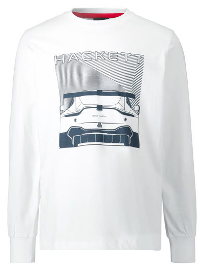Hackett London Kids Sweatshirt For Boys In White