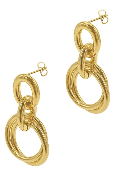 Adornia Drop Dangle Earrings In Yellow