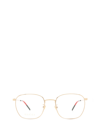 Gucci Gg0681o Soft Square-frame Glasses In Gold