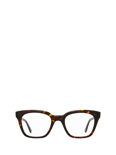 Garrett Leight El Rey Caviar Tortoise Glasses