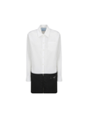 Prada Cotton And Re-nylon Shirt Dress