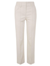 Brunello Cucinelli Straight Leg Tailored Pants In Avorio
