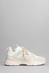 ISABEL MARANT KINDSAY SNEAKERS IN WHITE SUEDE AND LEATHER