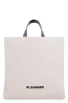 Jil Sander Man Handbag Ivory Size - Textile Fibers, Soft Leather In Ivory