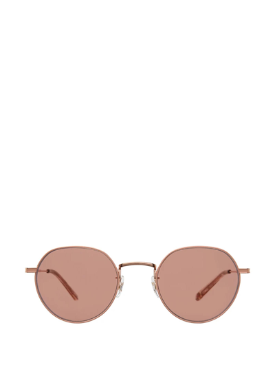 Garrett Leight Robson Sun Rose Gold-nude Sunglasses In Rose Gold-shell Crystal