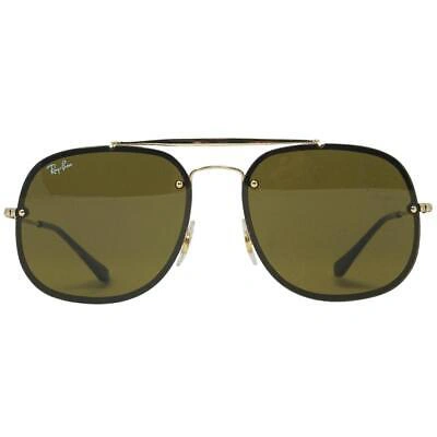 Pre-owned Ray Ban Ray-ban Rb3583n 001/73 Blaze The General Sunglasses