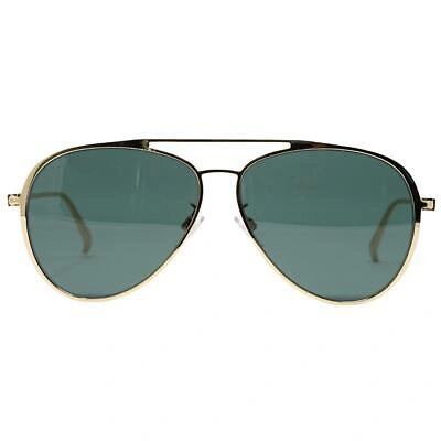 Pre-owned Bally By0024-d 30n Gold Sunglasses