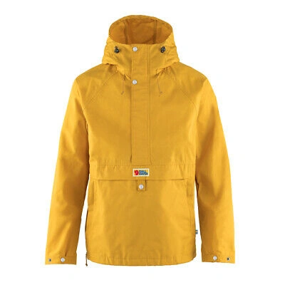 Pre-owned Fjall Raven Fjallraven Womens Vardag Anorak Mustard Yellow - Sale