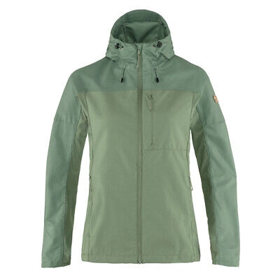 Pre-owned Fjall Raven Fjallraven Womens Abisko Midsummer Jacket Jade Green / Patina Green - Sale