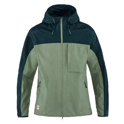 Pre-owned Fjall Raven Fjallraven High Coast Wind Jacket Patina Green / Navy - Sale