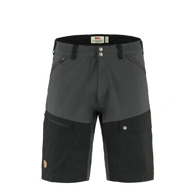 Pre-owned Fjall Raven Fjallraven Abisko Midsummer Shorts Dark Grey / Black - Sale
