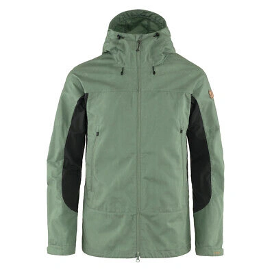Pre-owned Fjall Raven Fjallraven Abisko Lite Trekking Jacket Patina Green / Dark Grey - Sale