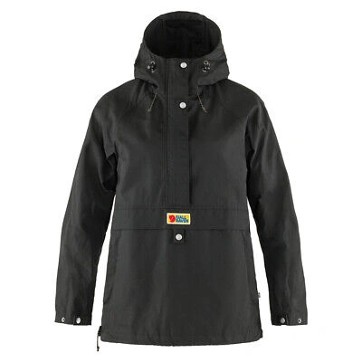 Pre-owned Fjall Raven Fjallraven Womens Vardag Anorak Dark Grey - Sale
