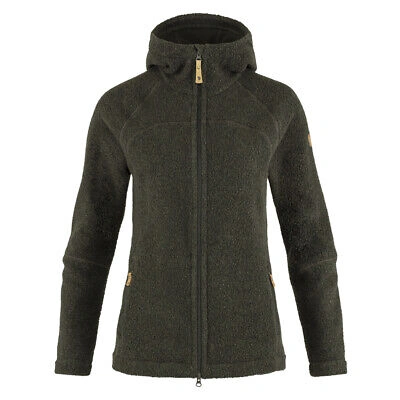 Pre-owned Fjall Raven Fjallraven Womens Kaitum Fleece Deep Forest - Sale