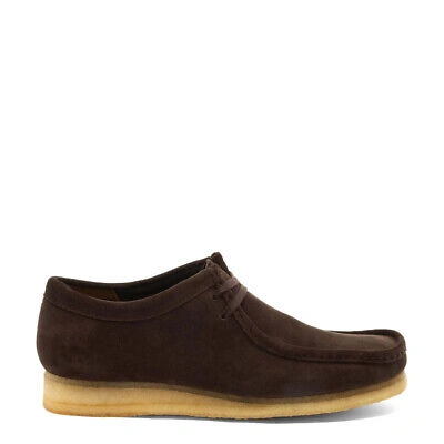 Pre-owned Clarks Originals Wallabee Shoes Dark Brown Suede - Sale
