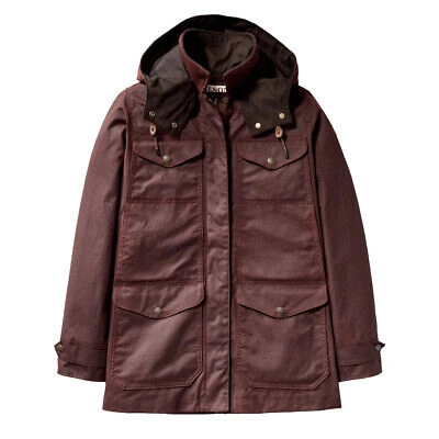 Pre-owned Filson Womens Moorcroft Jacket Burgundy - Sale