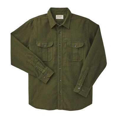 Pre-owned Filson Moleskin Seattle Shirt Dark Olive - Sale