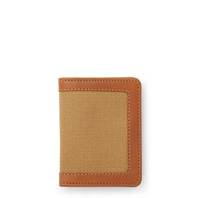 Pre-owned Filson Outfitter Leather Card Wallet Tan - Sale