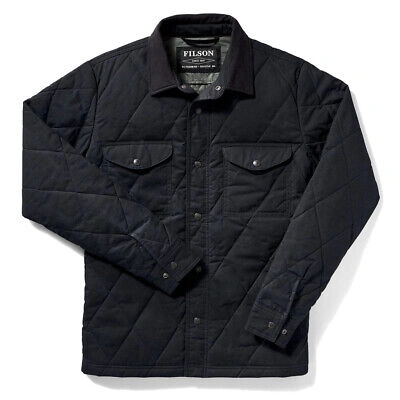 Pre-owned Filson Hyder Quilted Jac-shirt Faded Navy - Sale