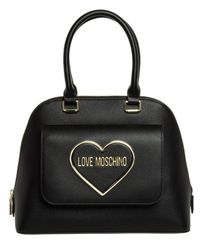 Pre-owned Moschino Love  Handbags Women Jc4143pp1flr0000 Black Medium Lined Interior Bag
