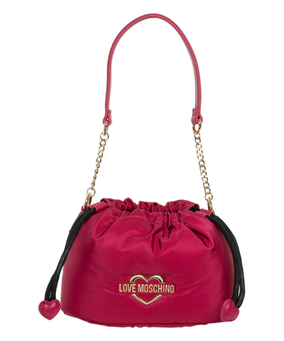 Pre-owned Moschino Love  Handbags Women Jc4057pp1fle160a Fuchsia Small Lined Interior Bag