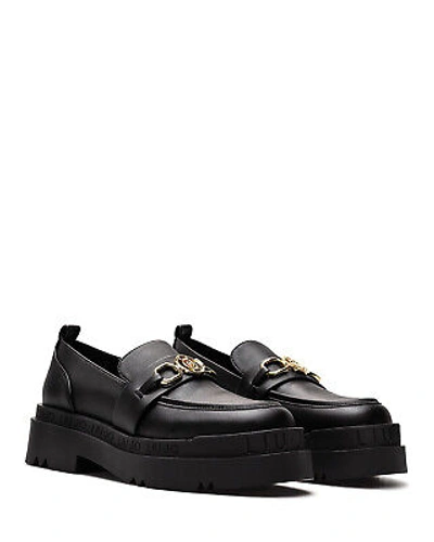 Pre-owned Liu •jo Women's Shoes Loafers Liu Jo Milano Love 35 Black Ex014