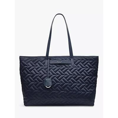Pre-owned Radley Finsbury Park Quilt Shoulderbag Ink Large Large Women's/ladies
