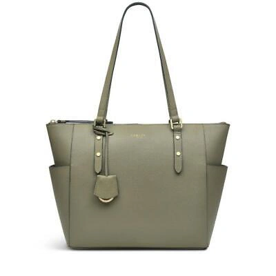 Pre-owned Radley Silk Street Shoulder Bag Winter Moss Large Large Women's/ladies