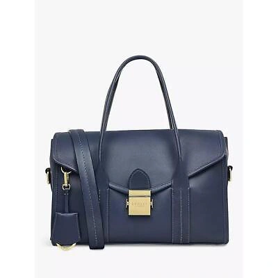 Pre-owned Radley Loaf Lane Crossbody French Blue Medium Medium Women's/ladies