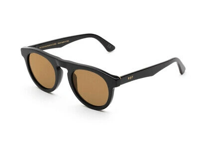 Pre-owned Retrosuperfuture Sunglasses 8nw Racer Refined Black Brown Unisex
