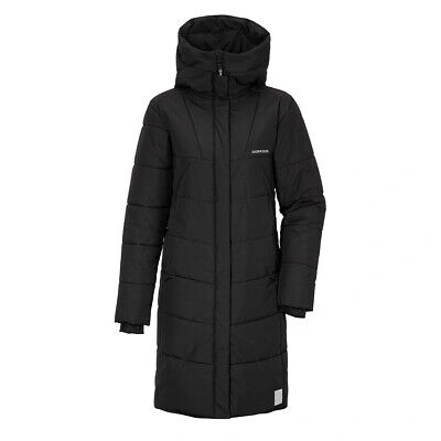 Pre-owned Didriksons Womens Amina Parka Jacket Black - Sale